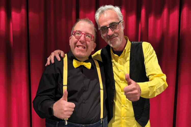 Josete y Edu Luky: el dúo Doscapacitados, en la sala Covibar