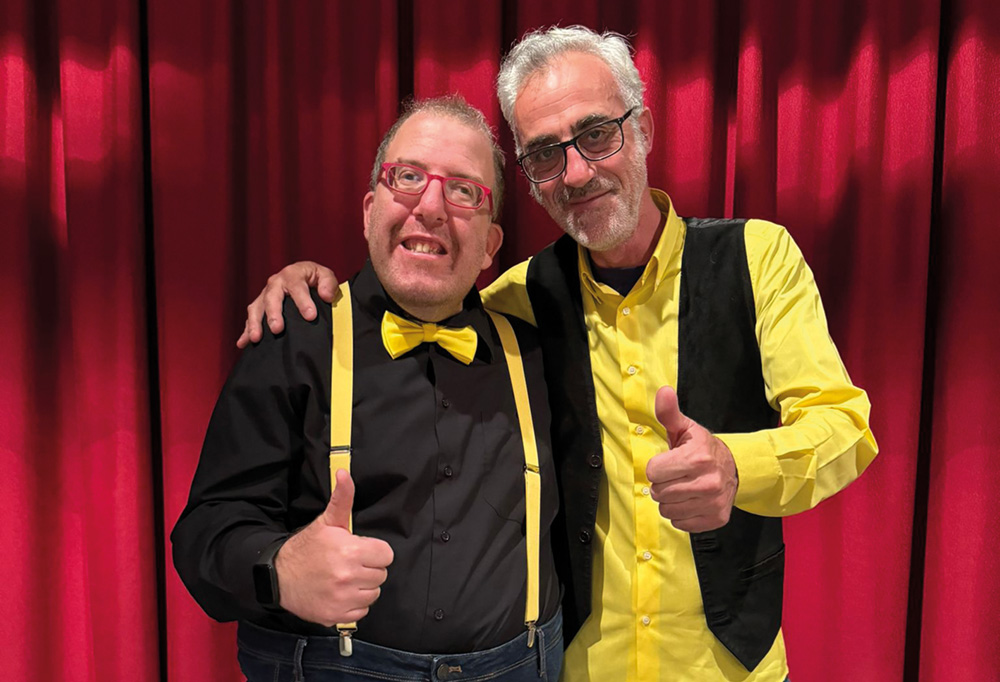 Josete y Edu Luky: el dúo Doscapacitados, en la sala Covibar