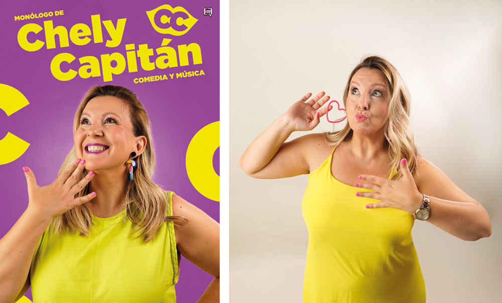 Chely Capitán canta, baila y actúa: cierra el ciclo Ríe Rivas