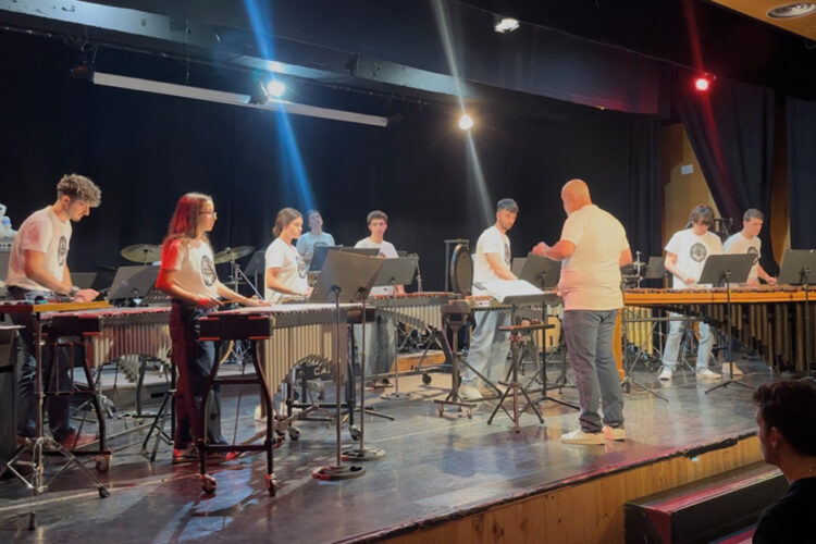 Concierto de percusión: grupo ripense Timbarimba y el de la Escuela Maestro Barbieri