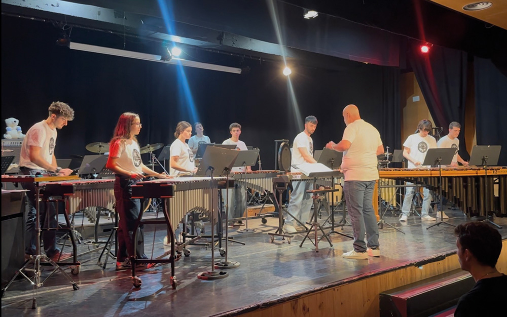 Concierto de percusión: grupo ripense Timbarimba y el de la Escuela Maestro Barbieri