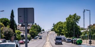 Obras de reordenación de la calle Junkal para continuar el carril bici hasta el barrio Oeste