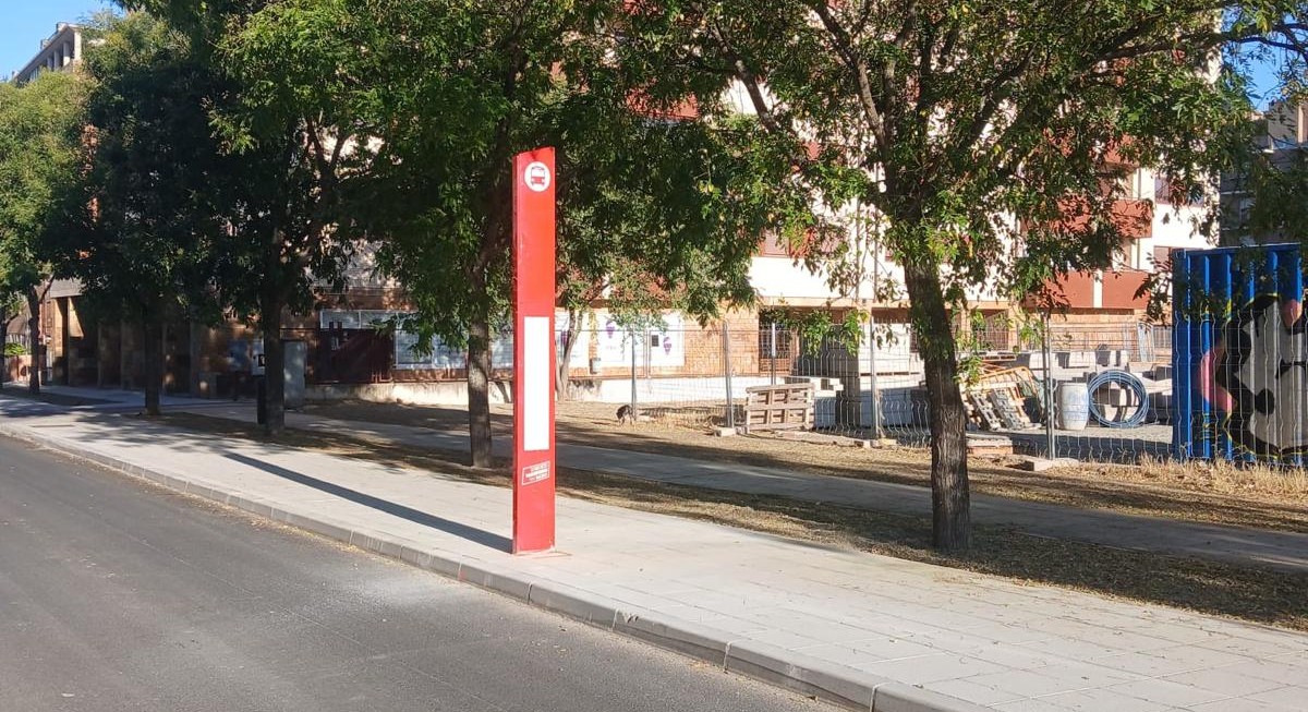 Cambios temporales en las paradas de la L333 en el paseo de las Provincias